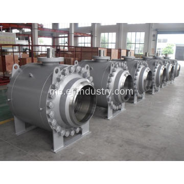 Injap bola dipasang trunnion